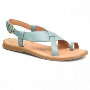 Born Inya Leather Ankle Strap Slingback Sandals